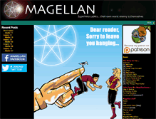 Tablet Screenshot of magellanverse.com